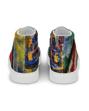 Rebirth – Zoomed Men’s high top canvas shoes