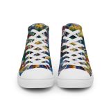 Rebirth – Zoomed Men’s high top canvas shoes