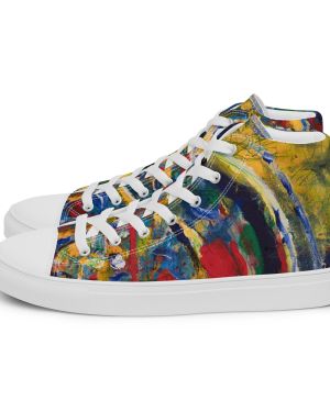Rebirth – Zoomed Men’s high top canvas shoes