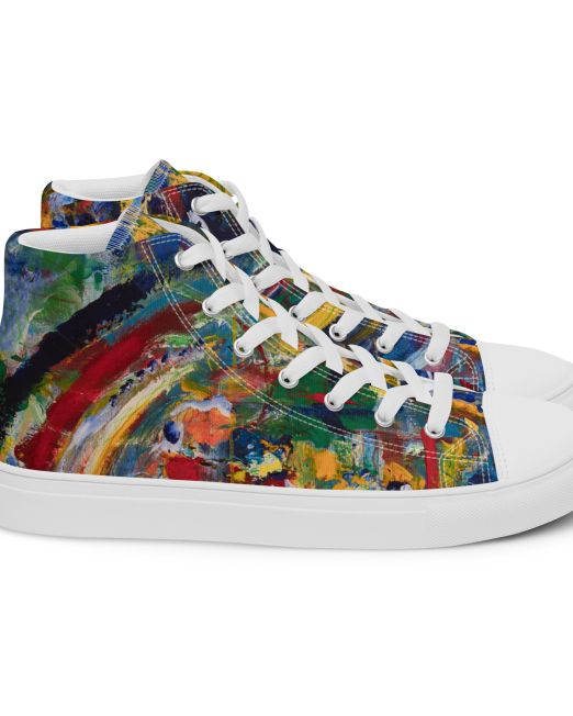 Men’s high top canvas shoes