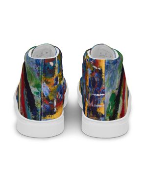 Rebirth – Zoomed Women’s high top canvas shoes