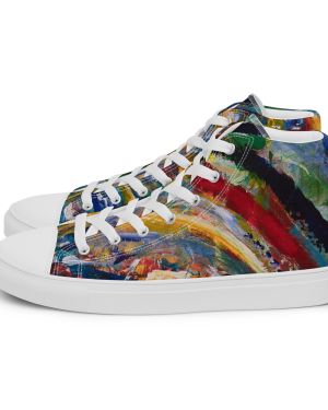 Rebirth – Zoomed Women’s high top canvas shoes
