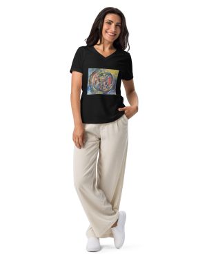 Rebirth – Women’s relaxed V-neck t-shirt