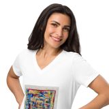 Home – Women’s relaxed V-neck t-shirt