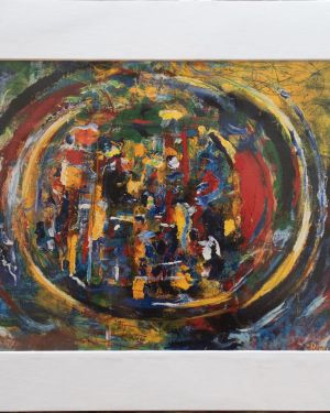 Rebirth Matted Art Print