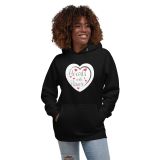 Hearts with River logo – Unisex Hoodie