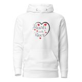 Hearts with River logo – Unisex Hoodie