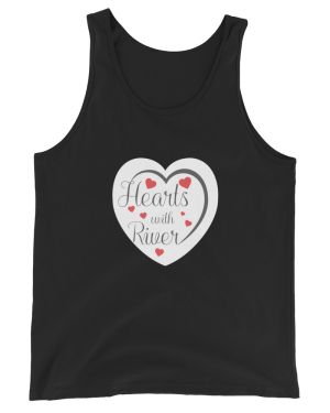 Hearts with River logo – Men’s Tank Top