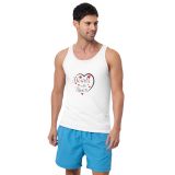 Hearts with River logo – Men’s Tank Top