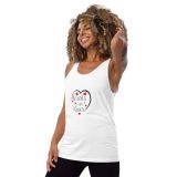 Hearts with River logo – Men’s Tank Top