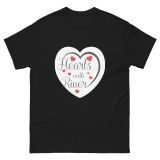Hearts with River logo – Unisex classic tee