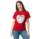 Hearts with River logo – Unisex classic tee