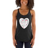 Hearts with River logo – Women’s Racerback Tank